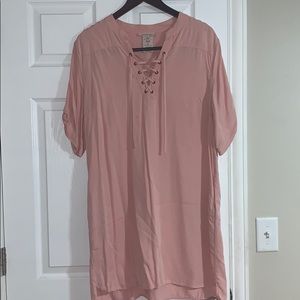 Casual Mid-Sleeve Dress